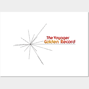 The Voyager Golden Record Logo A Posters and Art